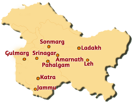 kashmir map